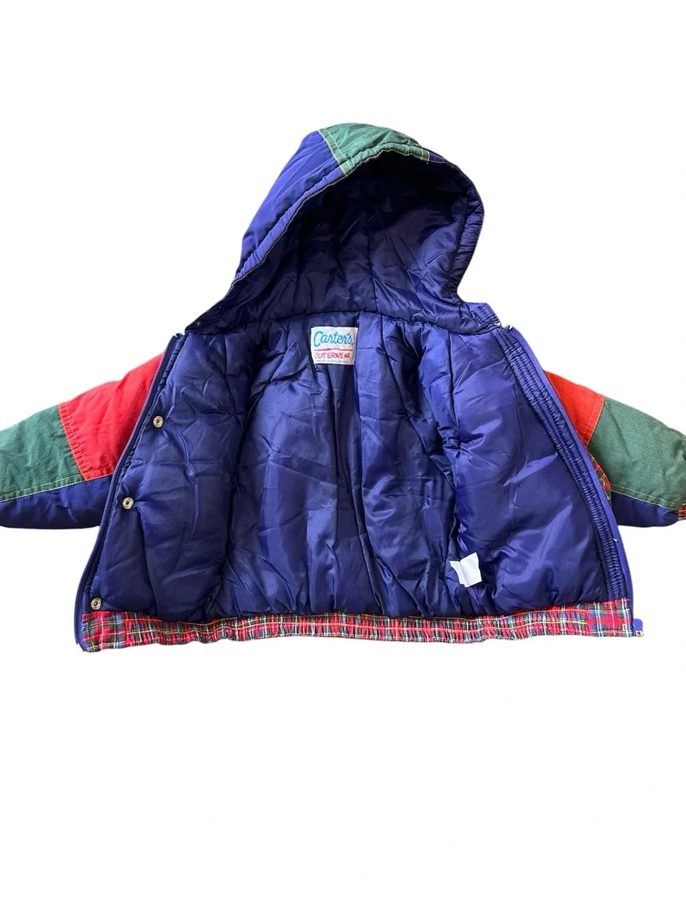 Vintage Carter's Outerwear colorblock puffer jacket size 3T